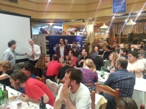 Cena de los cooperativistas por la recuperación de los cinco restaurantes argentinos